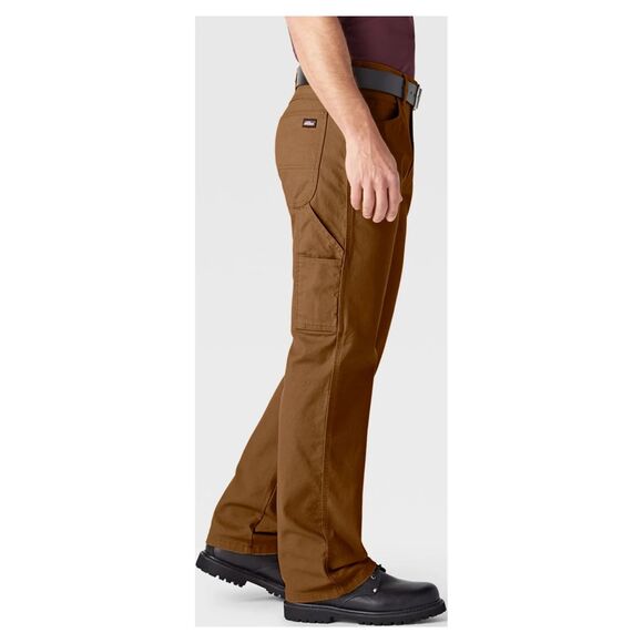 Genuine Dickies Carpenter Work Pants Heavy Duty Khaki Utility Jean Men's 36x32 - Picture 1 of 11